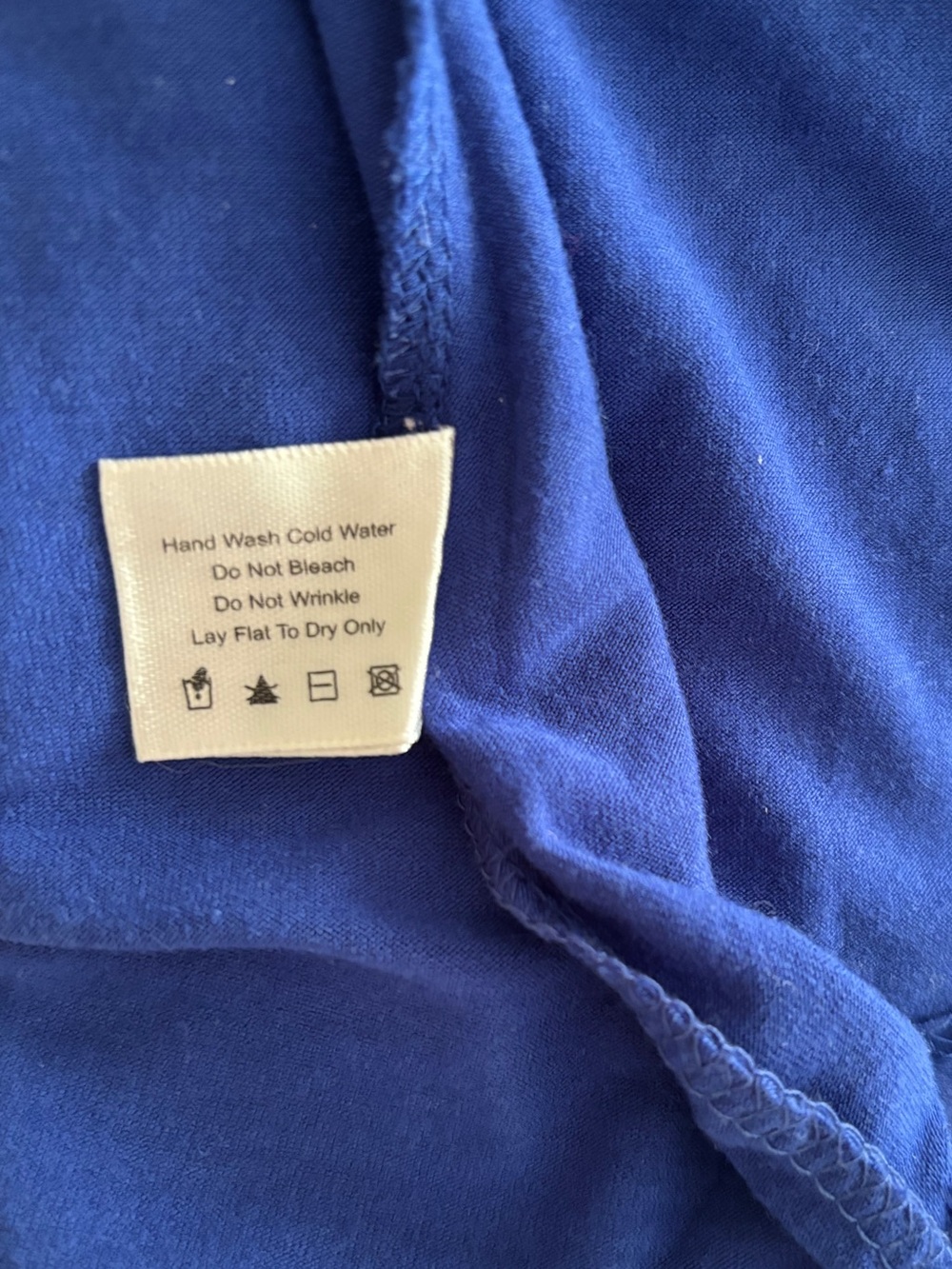 BOSTON PROPER Bright Royal Blue Wrap-Style Sleeveless Top, size XS - Picture 10 of 12